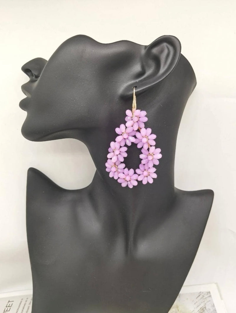 Flower Resin Earrings