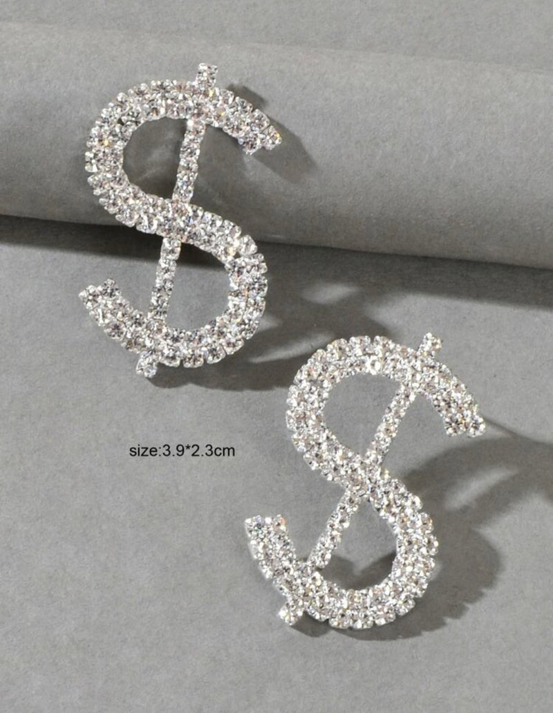 Boss Babe - Luxurious Dollar sign Earrings
