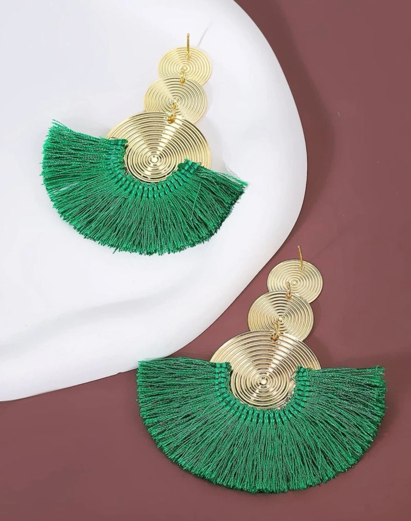 Jenny Fringe Tassel Earrings