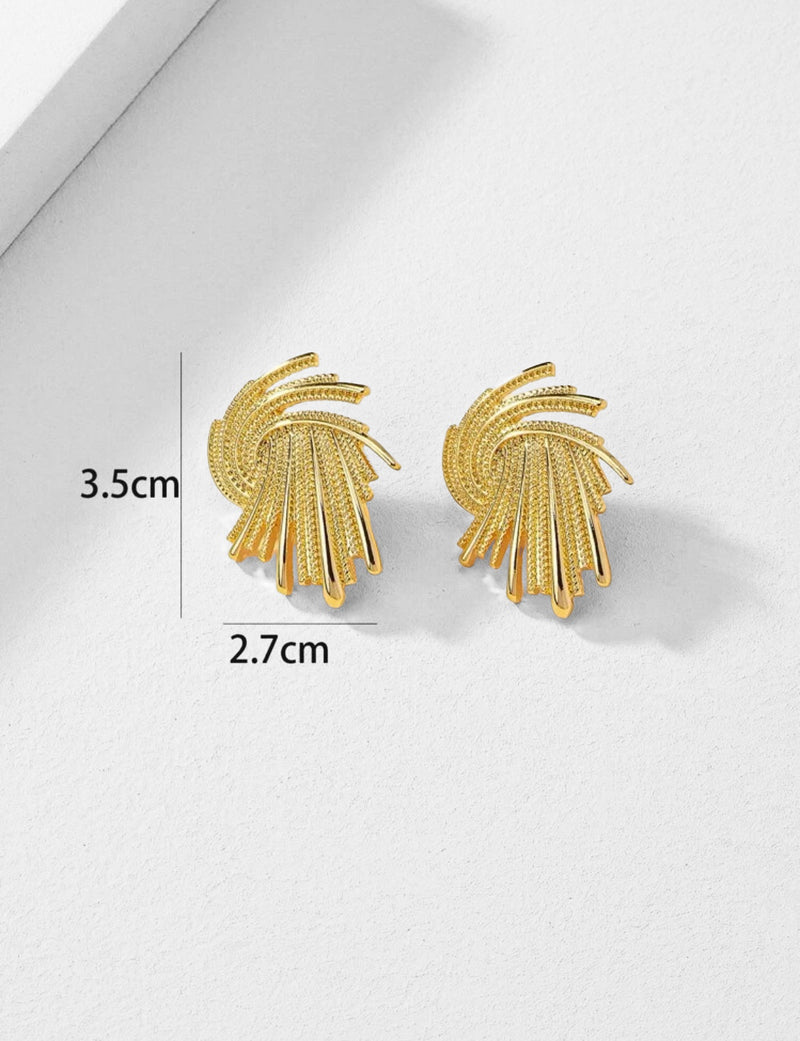 Structured Stud Earrings