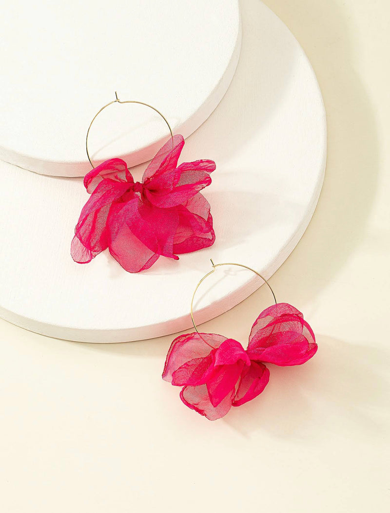 Cute Flower Drop Earrings