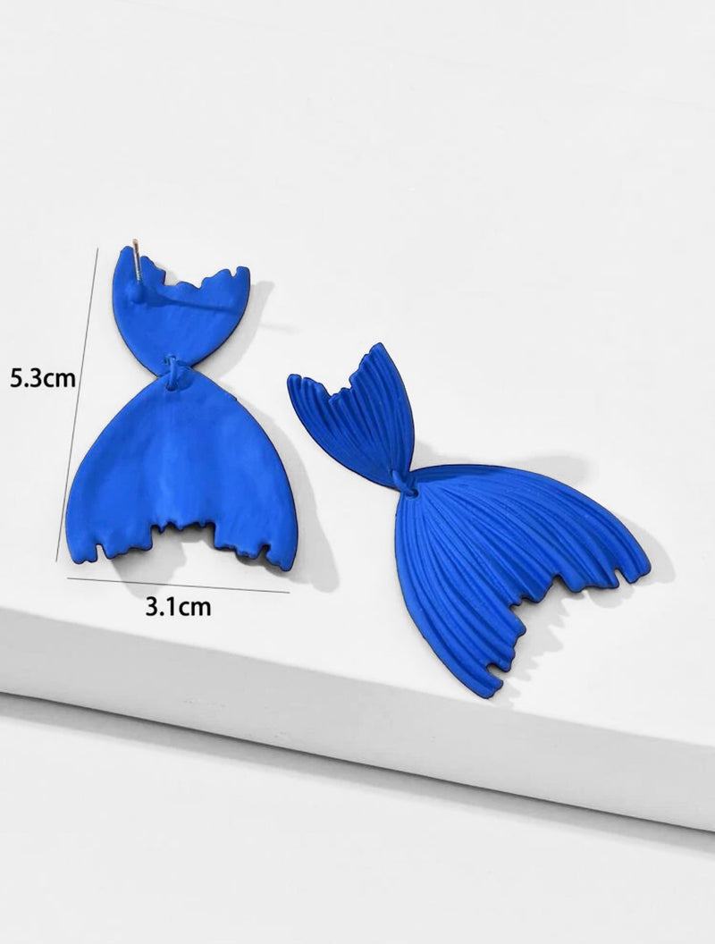 Fish Tail  Drop Earrings
