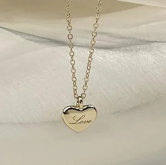 Amor Heart Charm Necklace