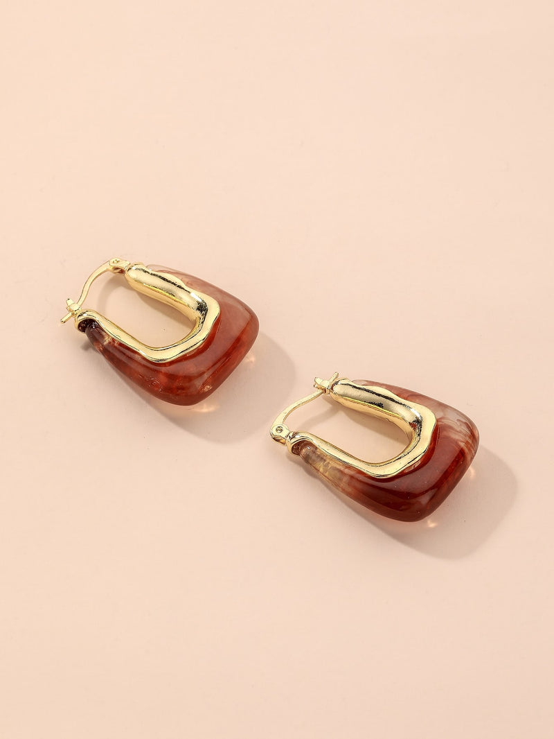 Naxita Acrylic Design Earrings