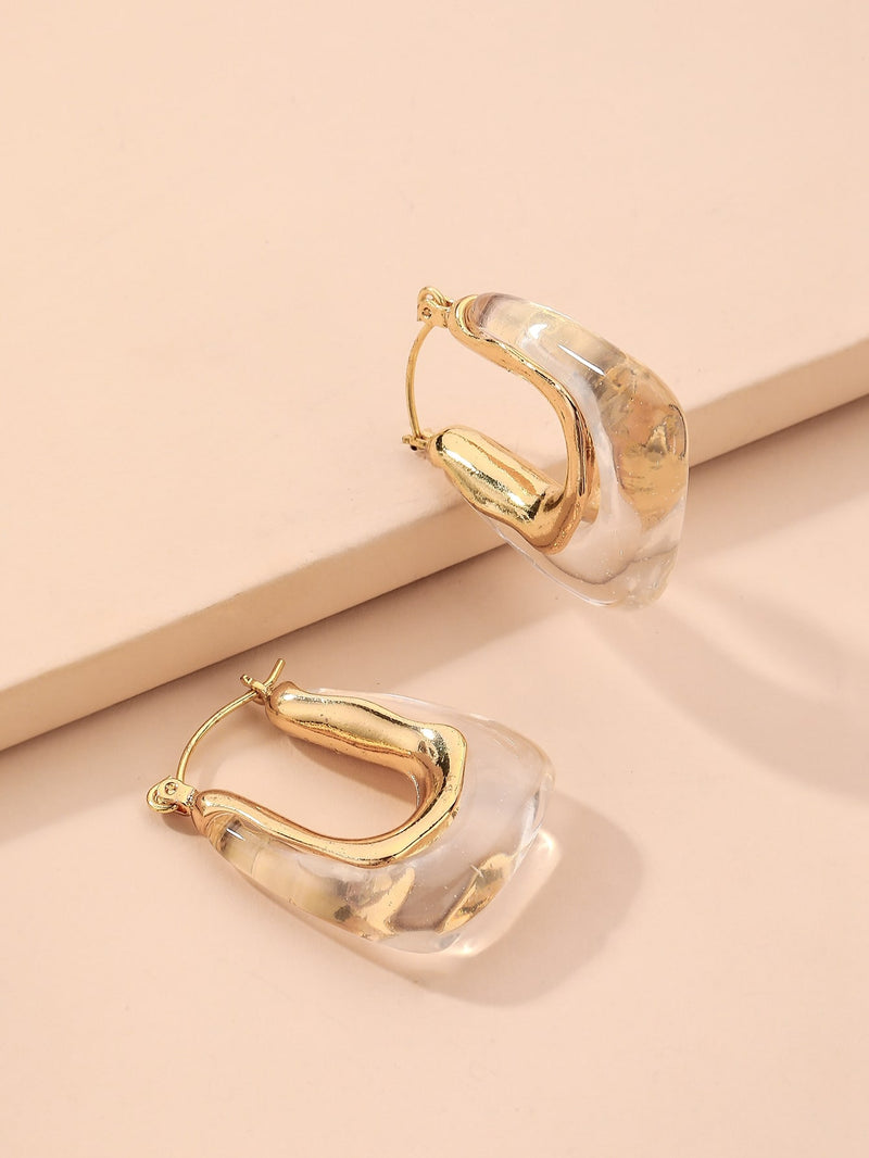 Naxita Acrylic Design Earrings