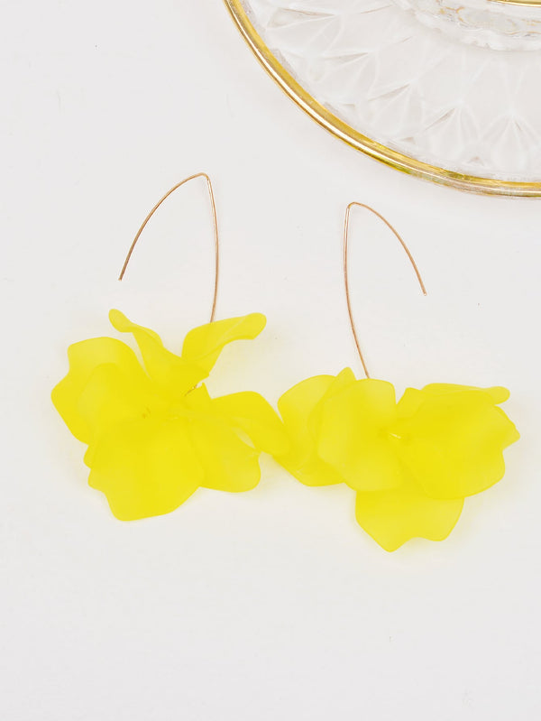 Naxie Flower Pendant Earrings