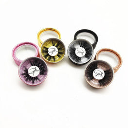 Gael Real Mink eyelashes 25 mm Custom Packing Box 5D Faux Mink Lash Thick Handmade Full Strip, Cruelty Free Fluffy Lash, Dramatic Lashes, Black - Naxita Closet