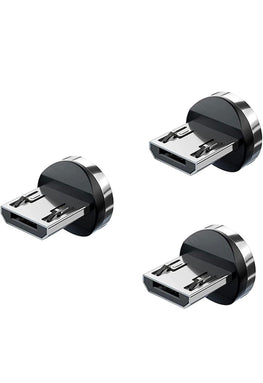 Magnetic Cable Adapter Mobile Phone Cable Micro tip Dust Plugs Magnetic Tips for Android - Naxita Closet