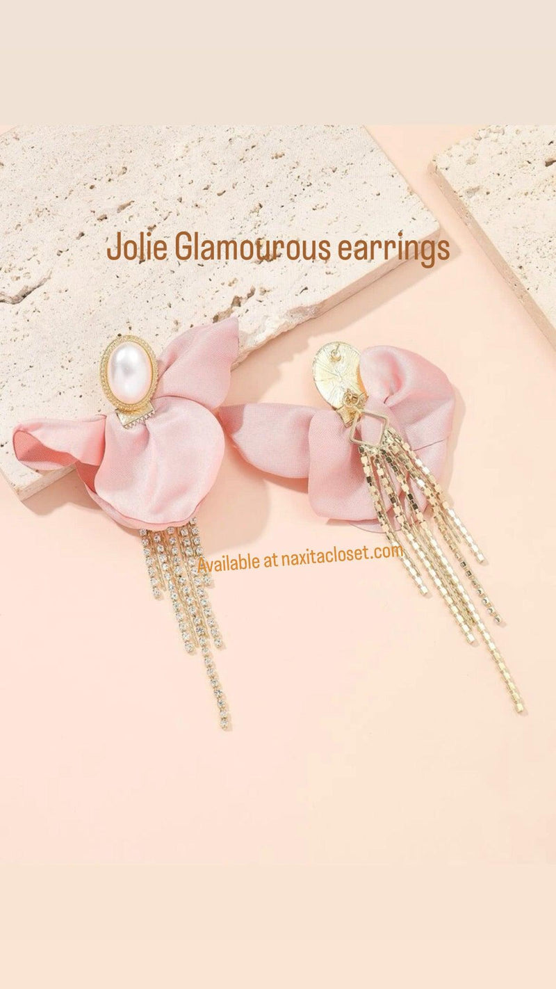 Jolie Glamorous Earrings - Naxita Closet