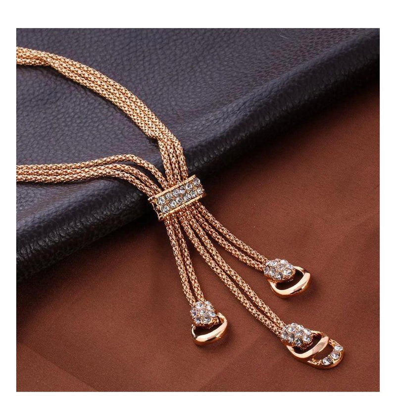 Diamond Flower Jewelry Set 4 PCs - Earring - Ring - Bracelet -Necklace Pendant - Naxita Closet