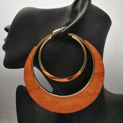 Huge Gold Hoop Earrings - Naxita Closet
