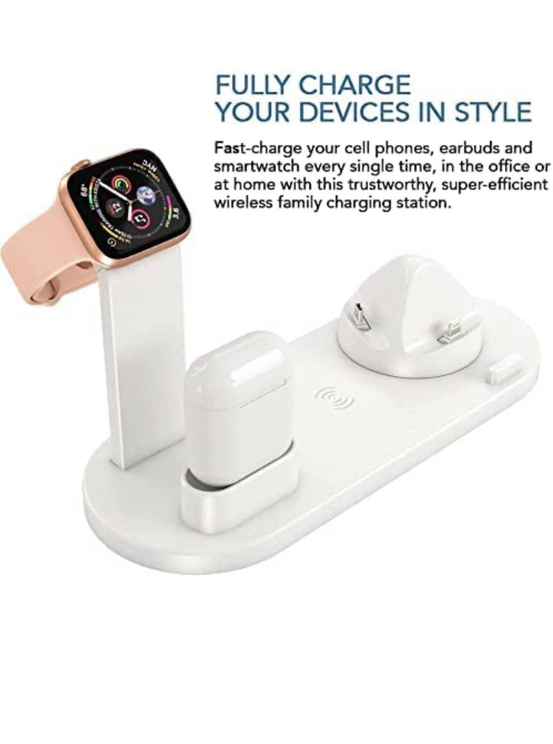 4 in 1 Wireless Charging Dock Charge Station - Naxita Closet