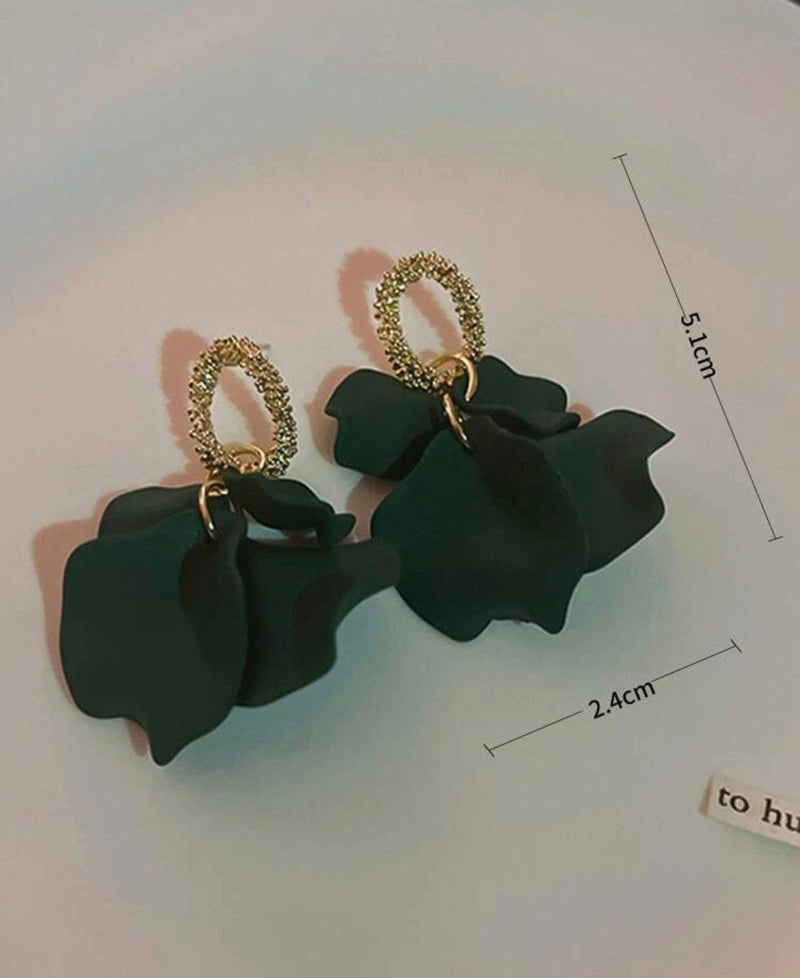 Petal Tassel Drop Earrings - Naxita Closet