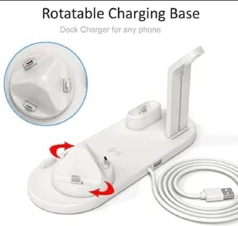 4 in 1 Wireless Charging Dock Charge Station - Naxita Closet